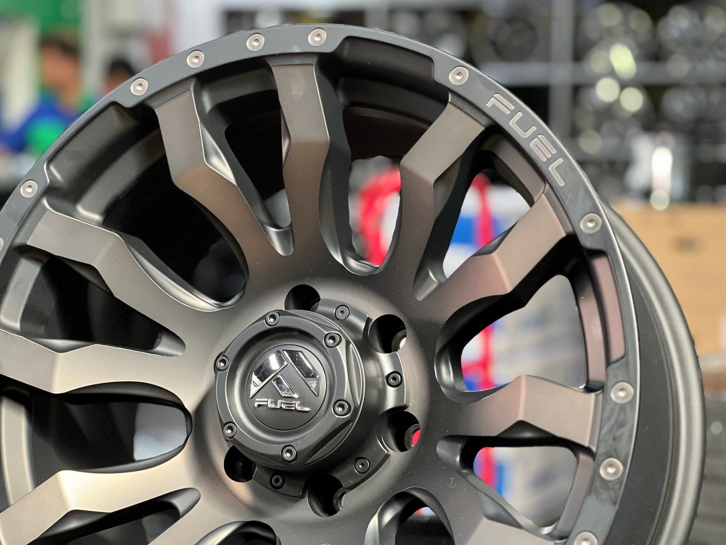 New 18X9 ET-12 Fuel Rim (4 wheel) Black 6X139.7