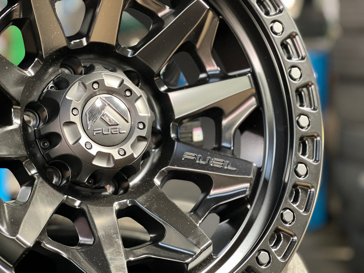 New 18X9 ET-12 Fuel Covert Rim (4 wheel) Matt Black 6X139.7