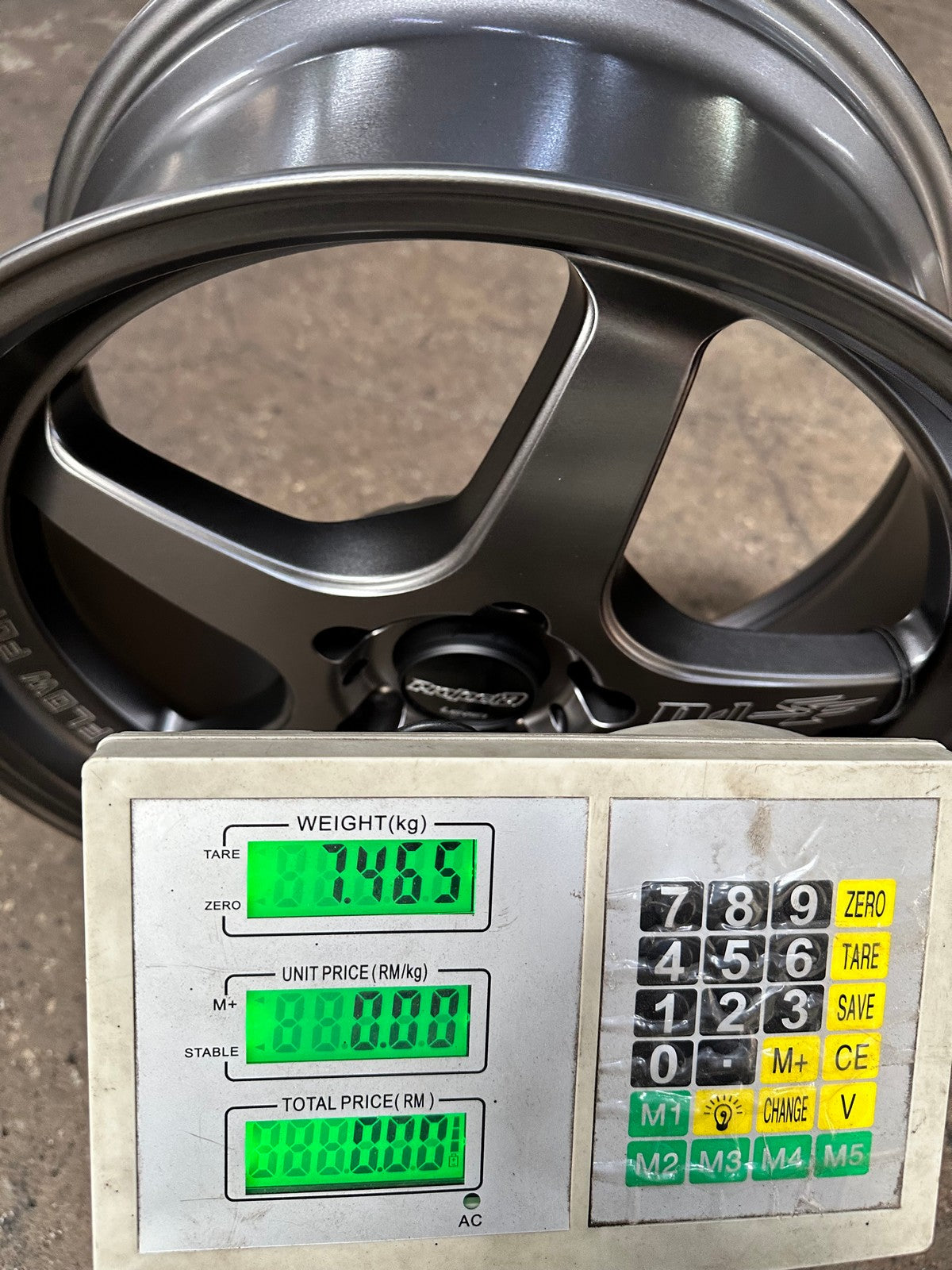 New 17X7.5 ET35 Lenso D1SF High Rim (4 wheel) Matt Gunmetal 5X114.3