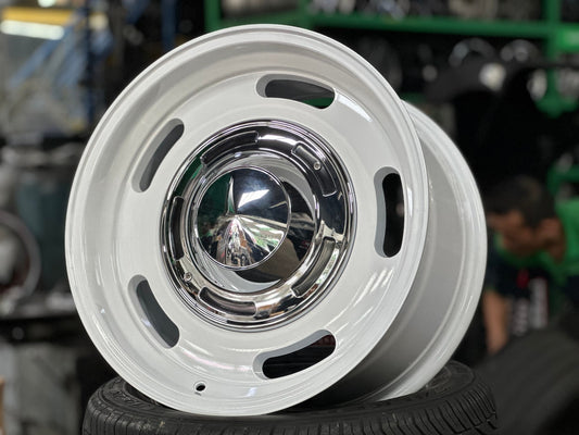 New 17X9 ET0 Dean Cross Rim (4 wheel) Gloss White 6X139.7