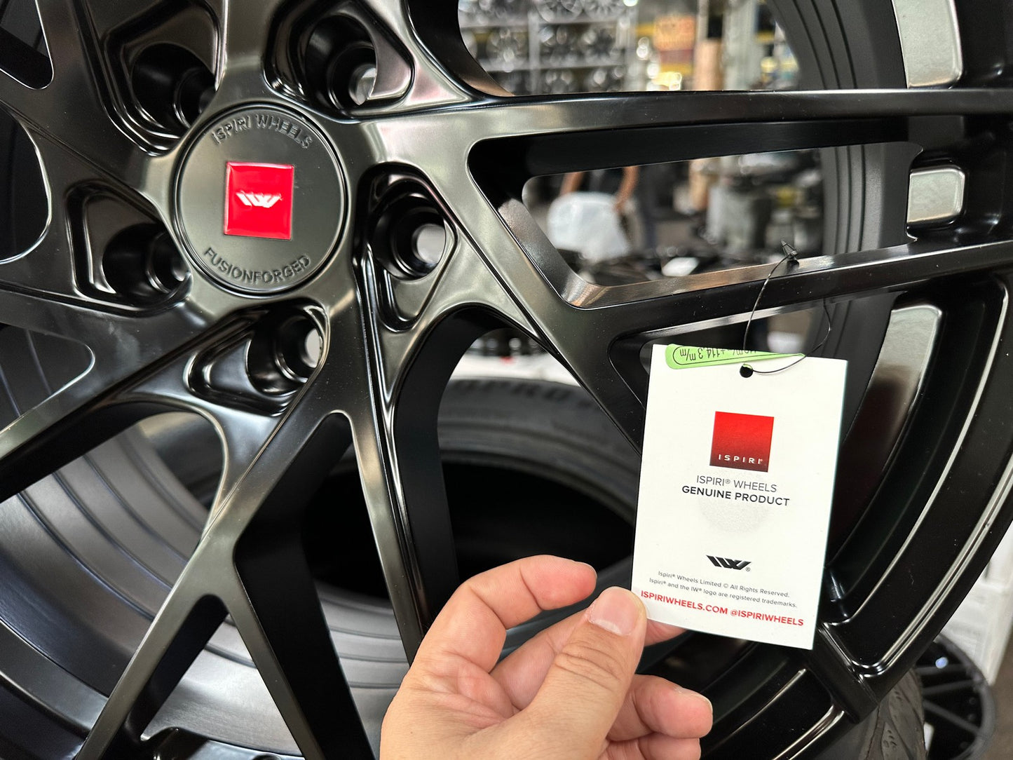 New 19X8.5 ET43 Ispiri FFRM Rim (4 wheel) Matt Black 5X114.3