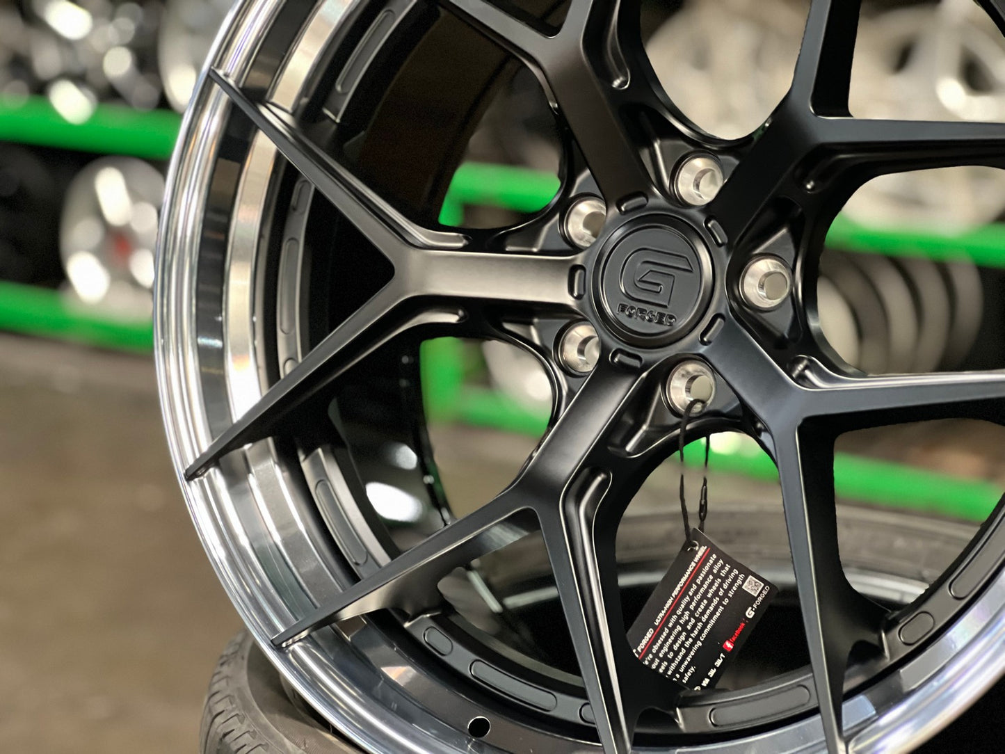 New 20X8.5 ET40 G Forged GF01 Rim (4 wheel) Matt Black 5X114.3