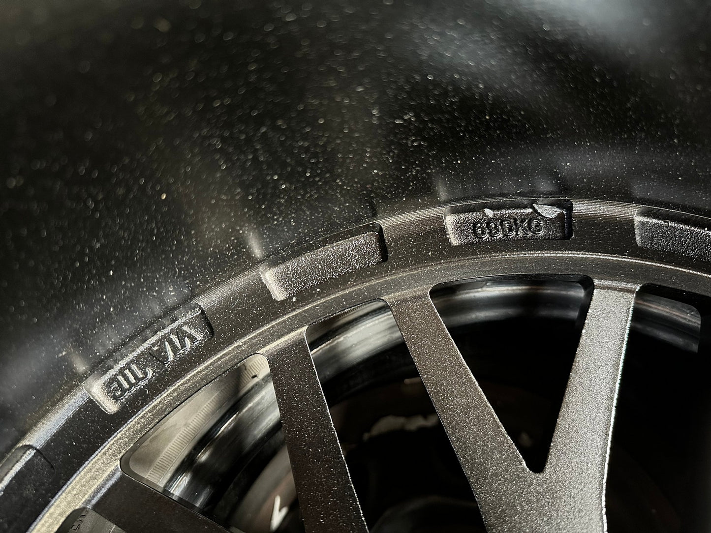 New 19X8.5 ET38 BBS LM Design Rim (4 wheel) Hyper Black 5X114.3