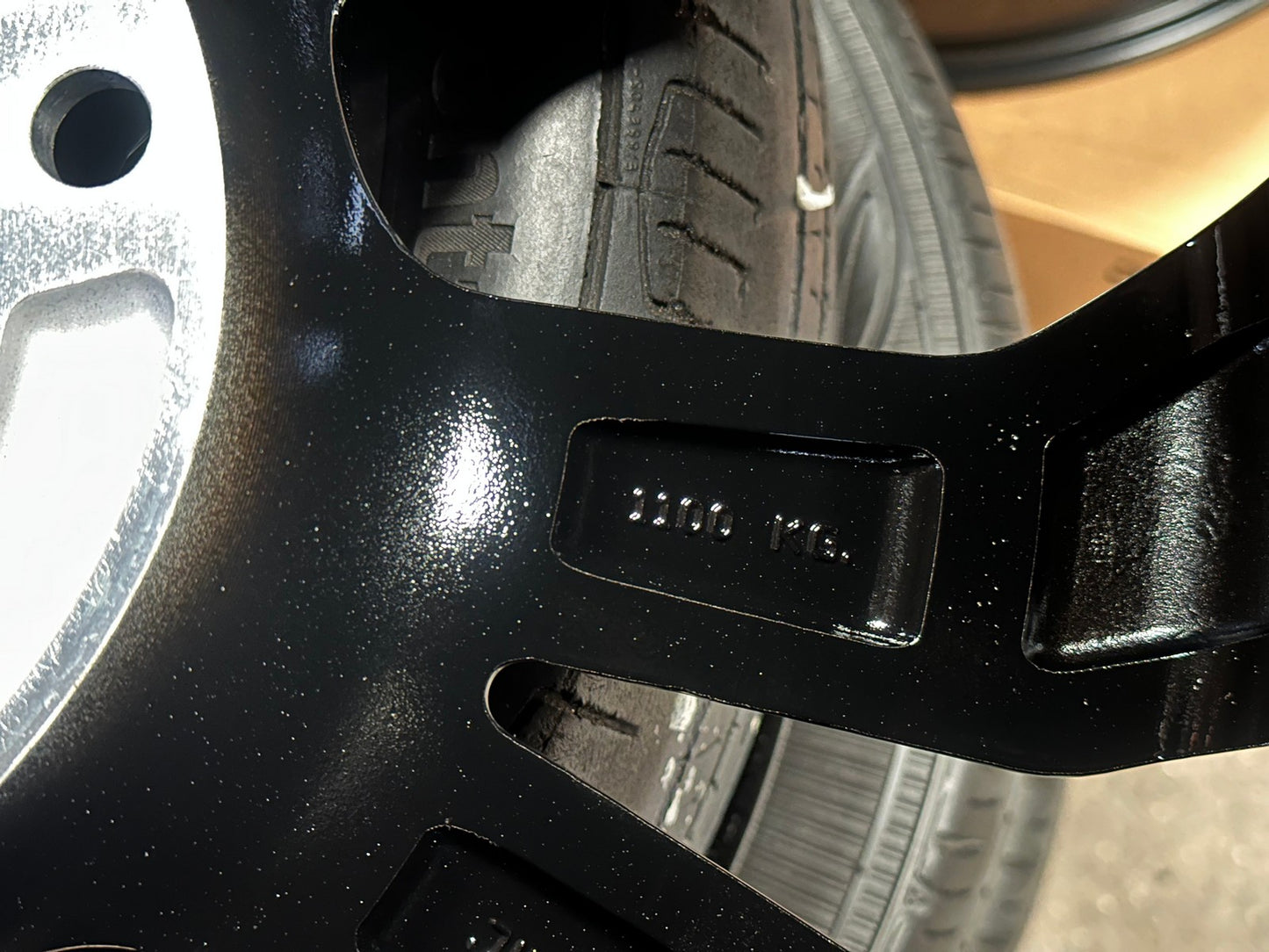 New 20X9 ET45 Lenso Jager Eclipse Rim (4 wheel) Gloss Black 5X150