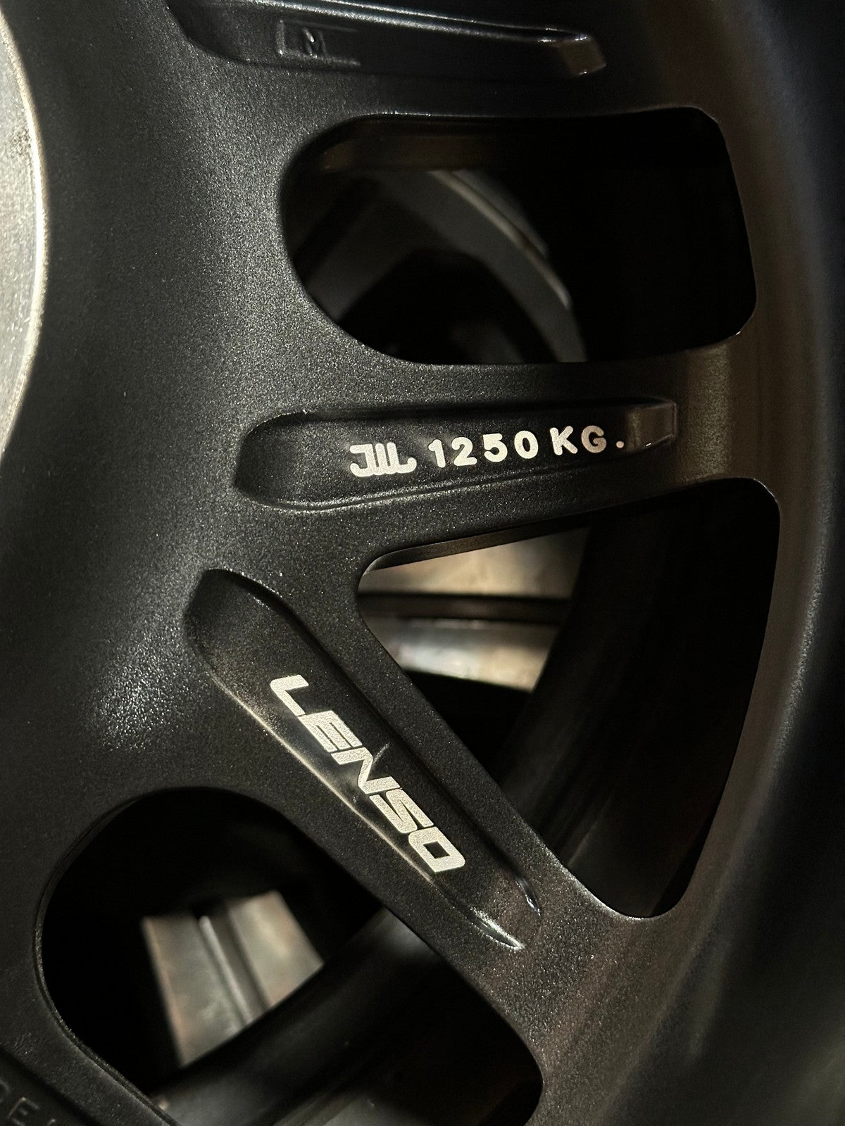 New 18X9 ET18 Lenso M1GRim (4 wheel) Matt Black 6X139.7