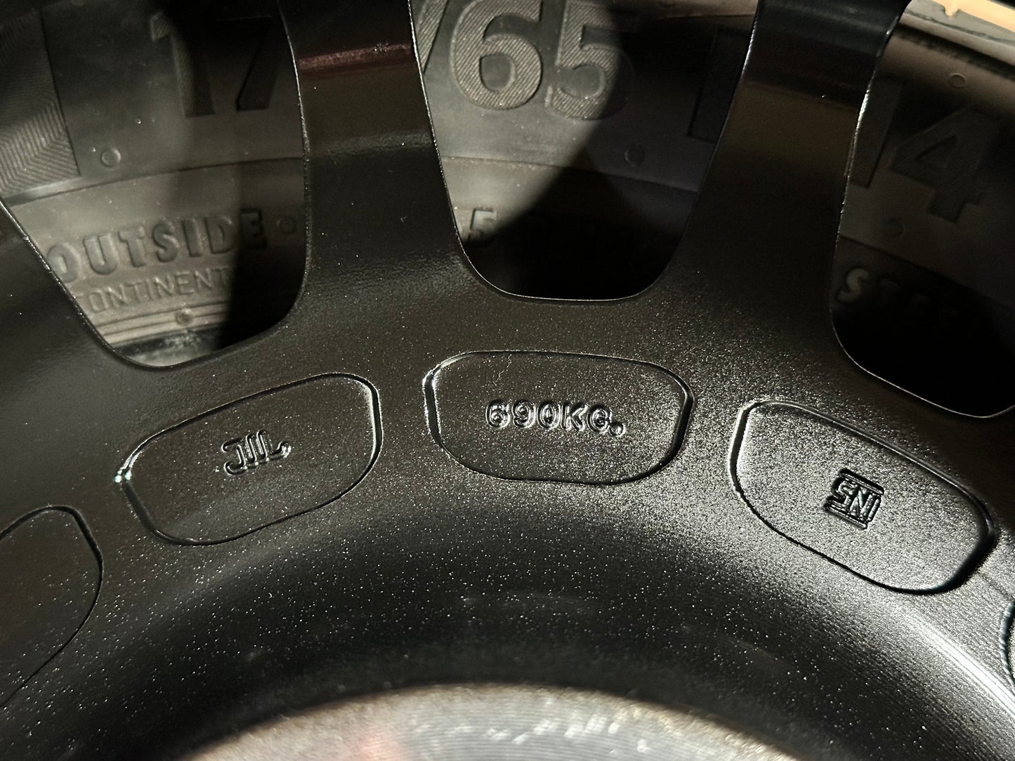 New 16X7 ET20 Lenso M1K Rim (4 wheel) Matt Black 4X108