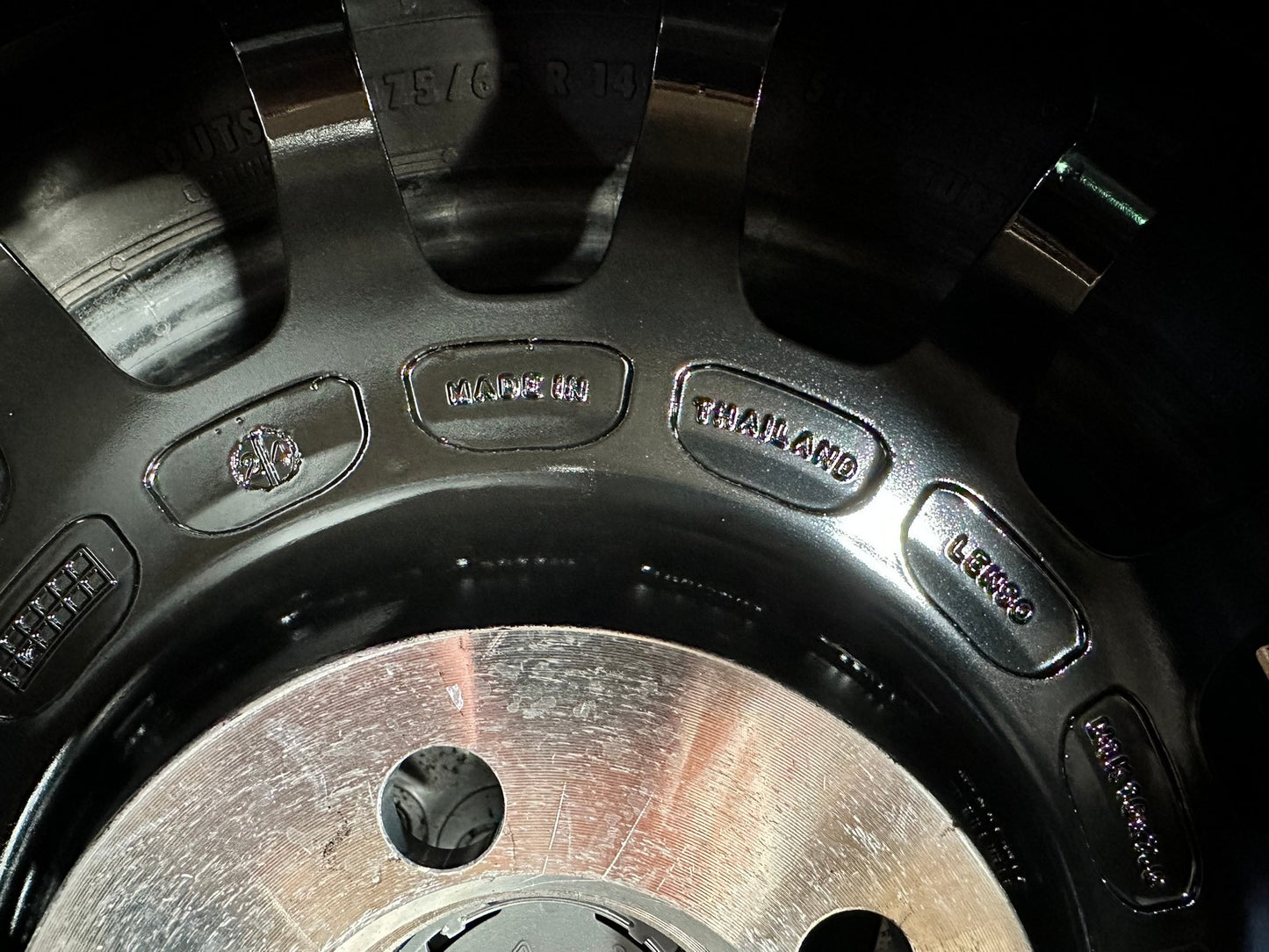 New 16X7 ET40 Lenso M1K Rim (4 wheel) Matt Black 5X100