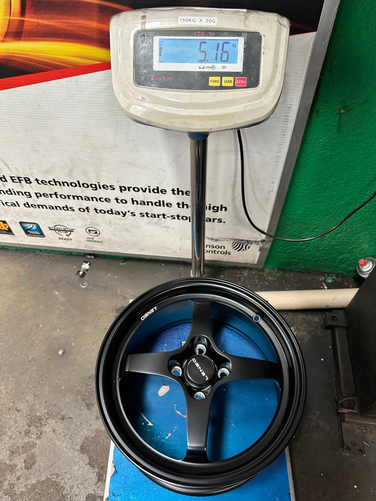 New 15X7 ET35 Lenso Maglite R Rim (4 wheel) Matt Black 4X100