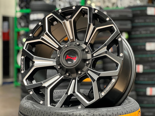 New 18X9 ET20 Lenso Max 1 Rim (4 wheel) Matt Black 6X114.3