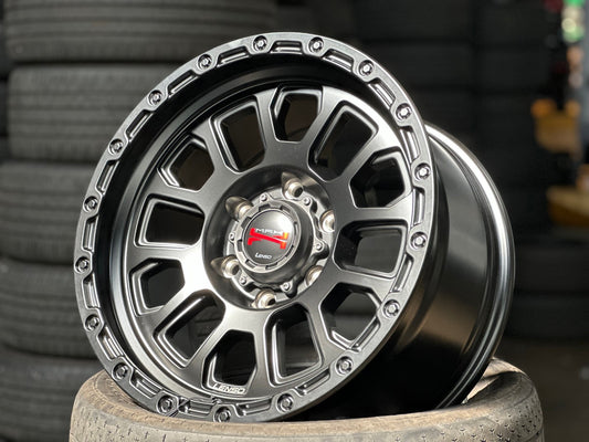 New 17X9 ET20 Lenso Maxx Rim (4 wheel) Matt Black 6X139.7