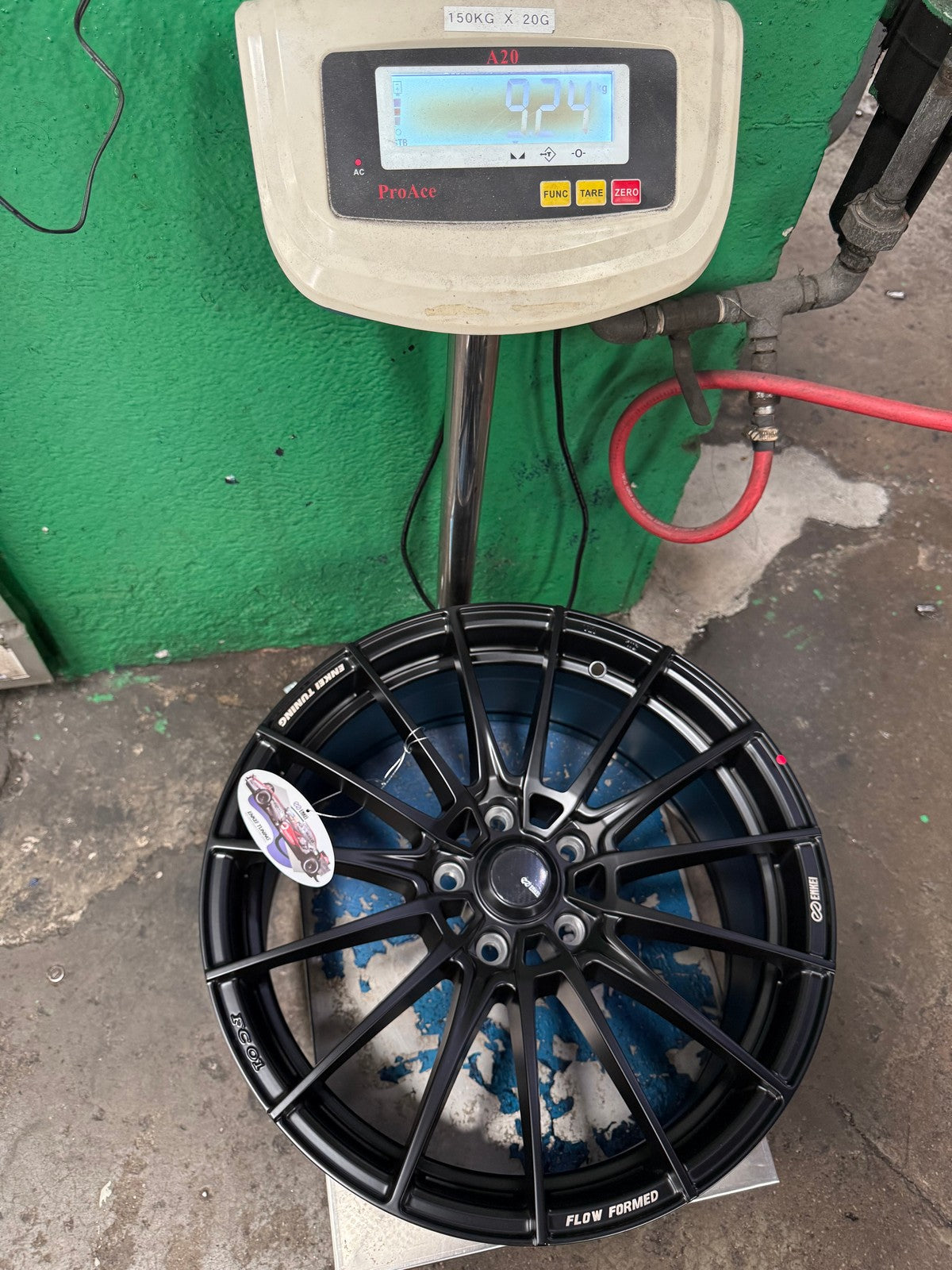 New 18X8 ET45 Enkei FC01 Rim (4 wheel) Matt Black 5X112