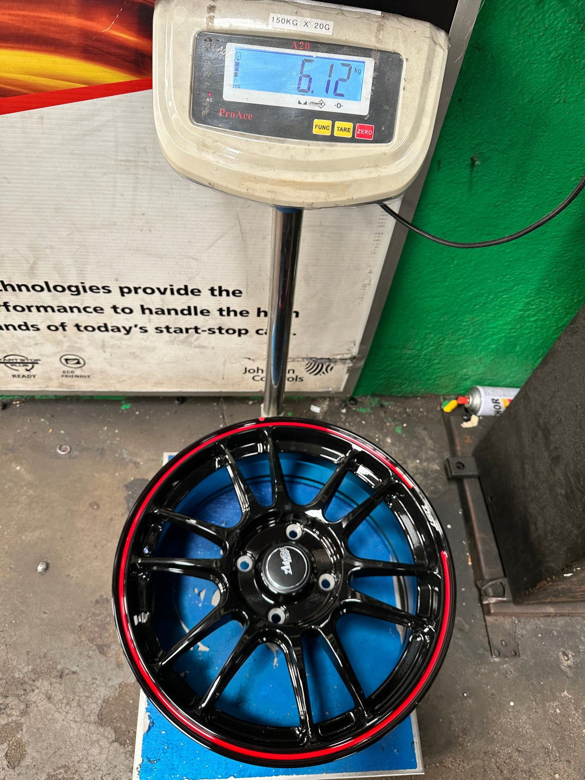 New 16X7 ET40 Advanti Ameros Rim (4 wheel) Gloss Black 4X114.3