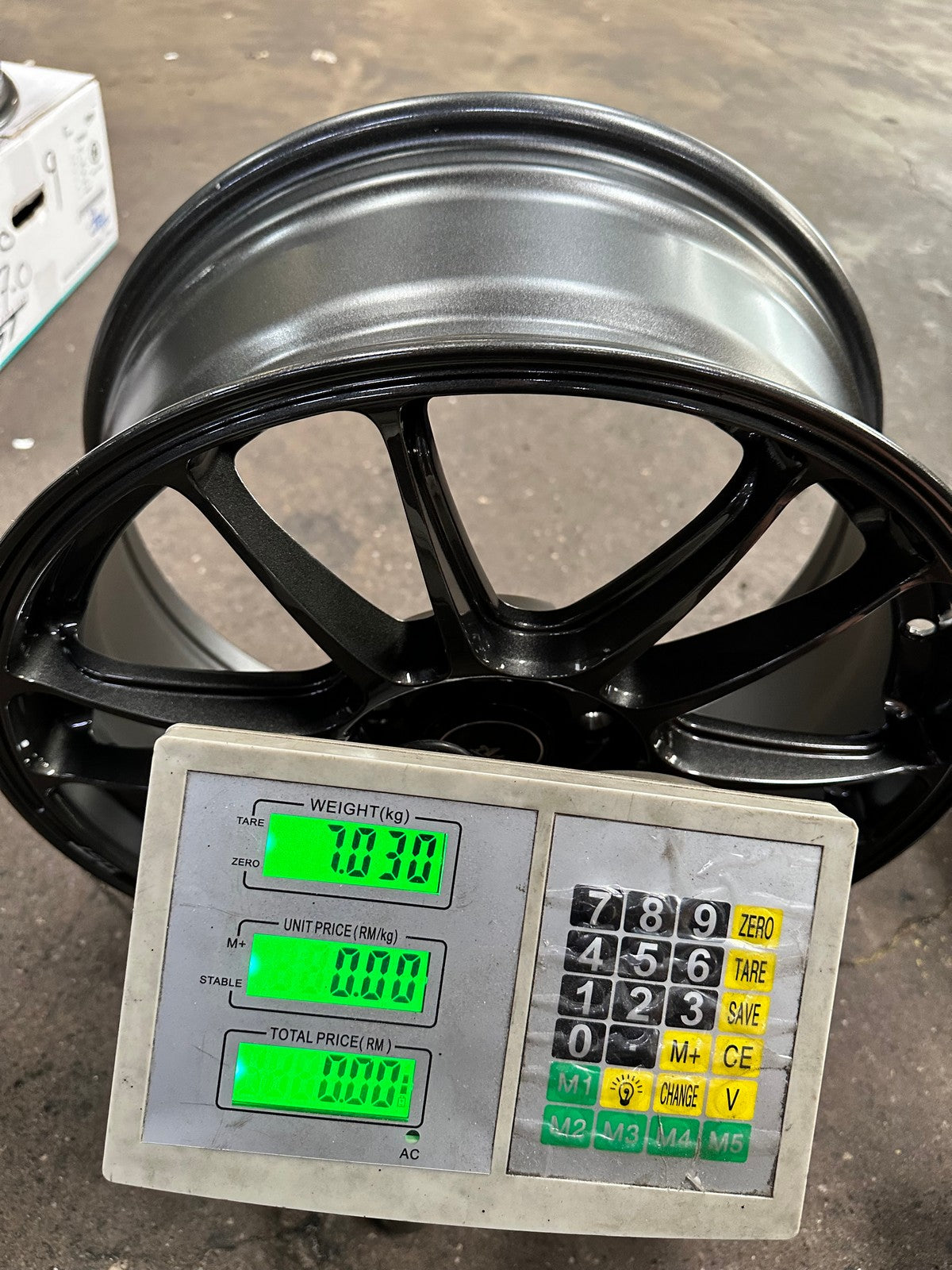 New 17X7 ET40 Advanti Ameros Rim (4 wheel) Gloss Gunmetal 4X114.3