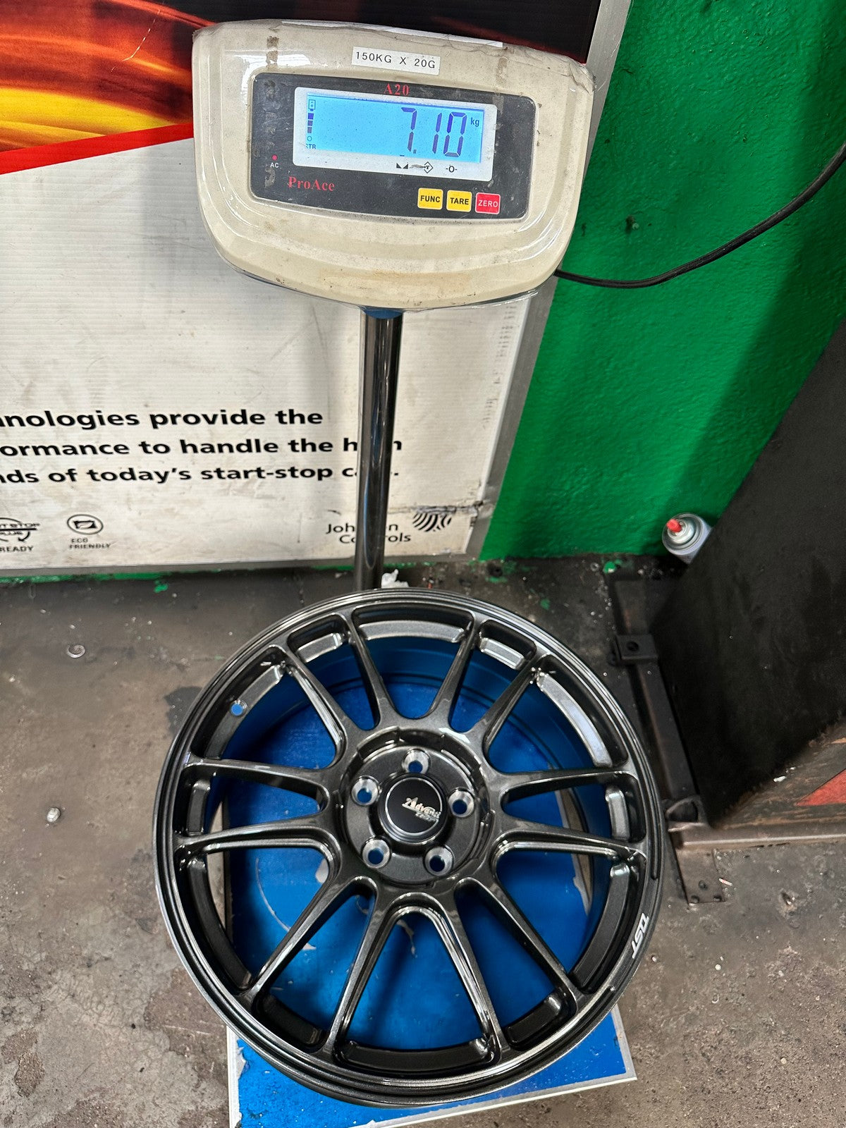 New 17X7 ET40 Advanti Ameros Rim (4 wheel) Gloss Gunmetal 5X100