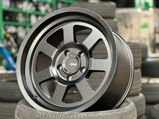 New 18X9 ET0 Konig Hypertrail HT2 Rim (5 wheel) Matt Bronze 5X127