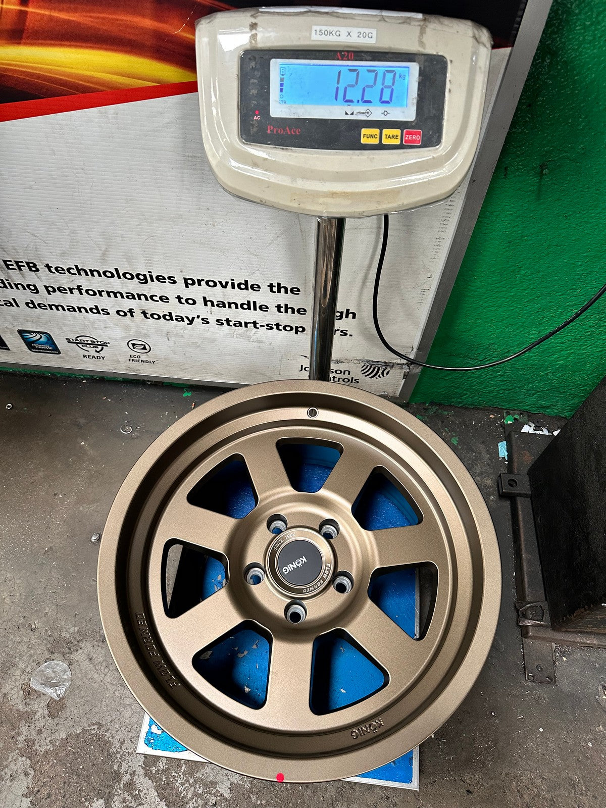 New 18X9 ET0 Konig Hypertrail HT2 Rim (5 wheel) Matt Black 5X127