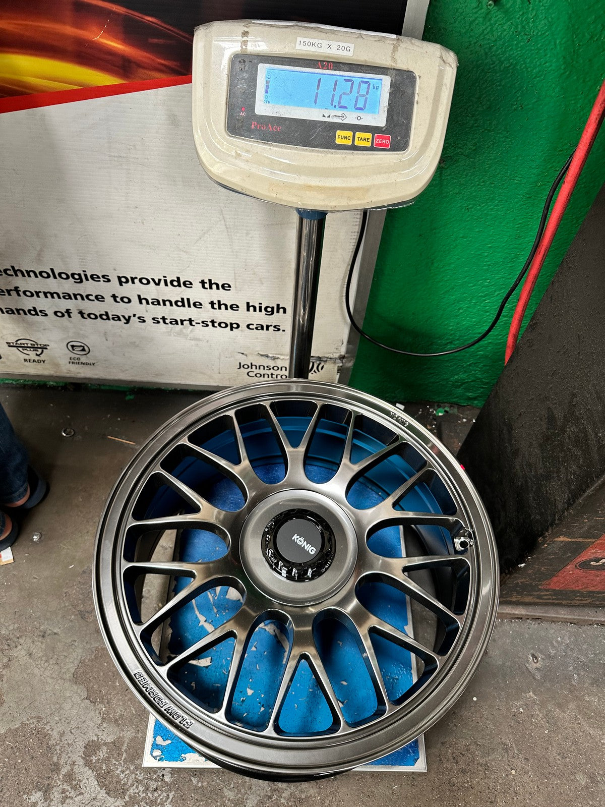 New 19X8.5 ET32 Konig MRK1 Rim (4 wheel) Gloss Gunmetal 5X112