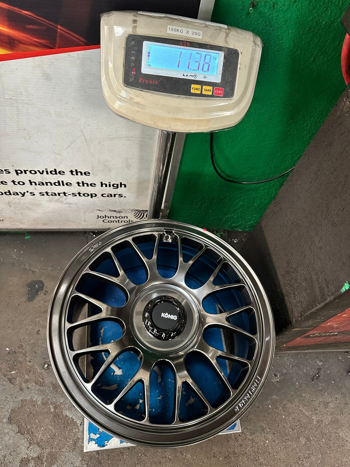 New 18X9.5 ET35 Konig MRK1 Rim (4 wheel) Gloss Gunmetal 5X120