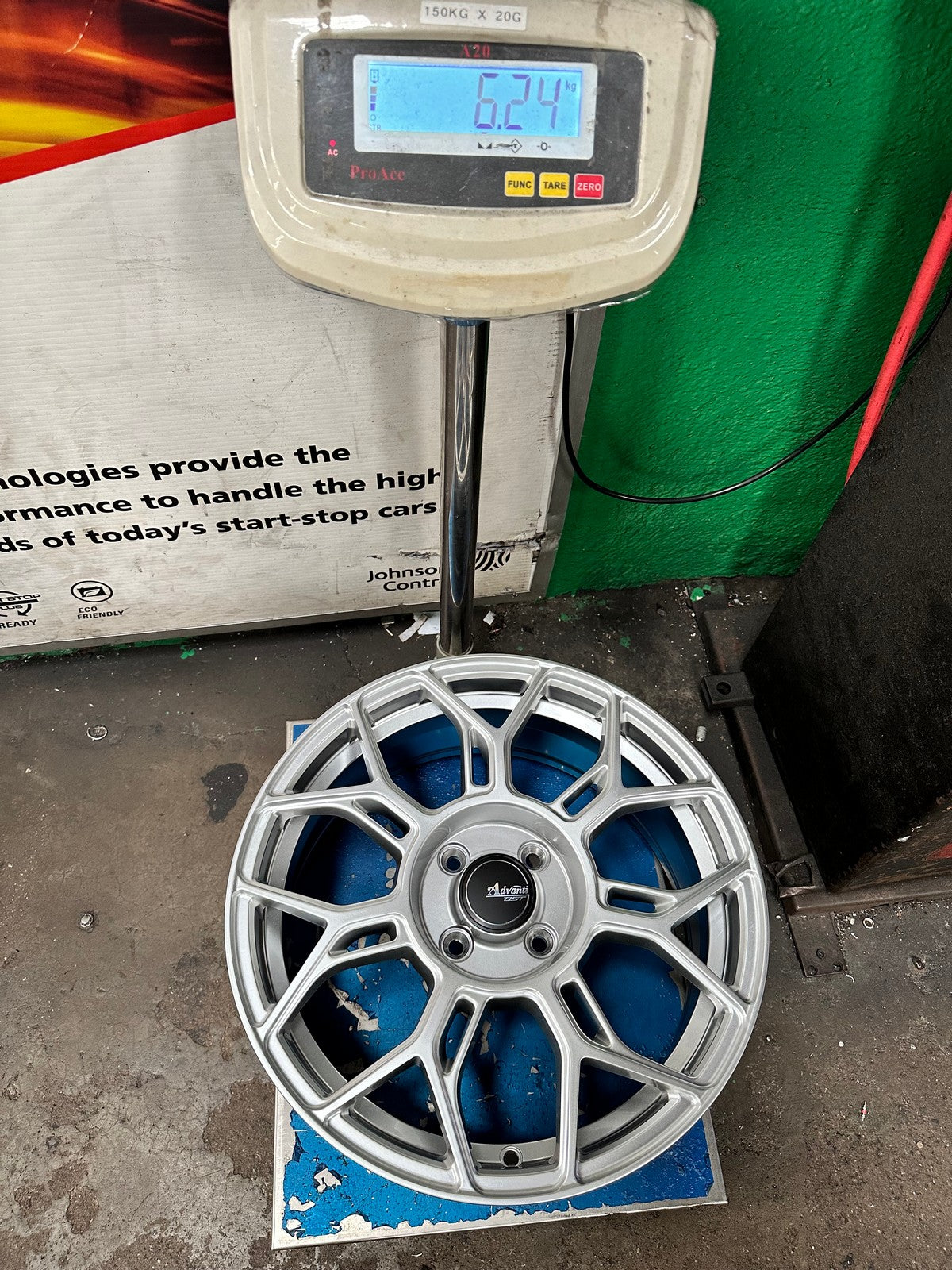 New 16X7 ET40 Advanti Asphalt Rim (4 wheel) Gloss Silver 4X100