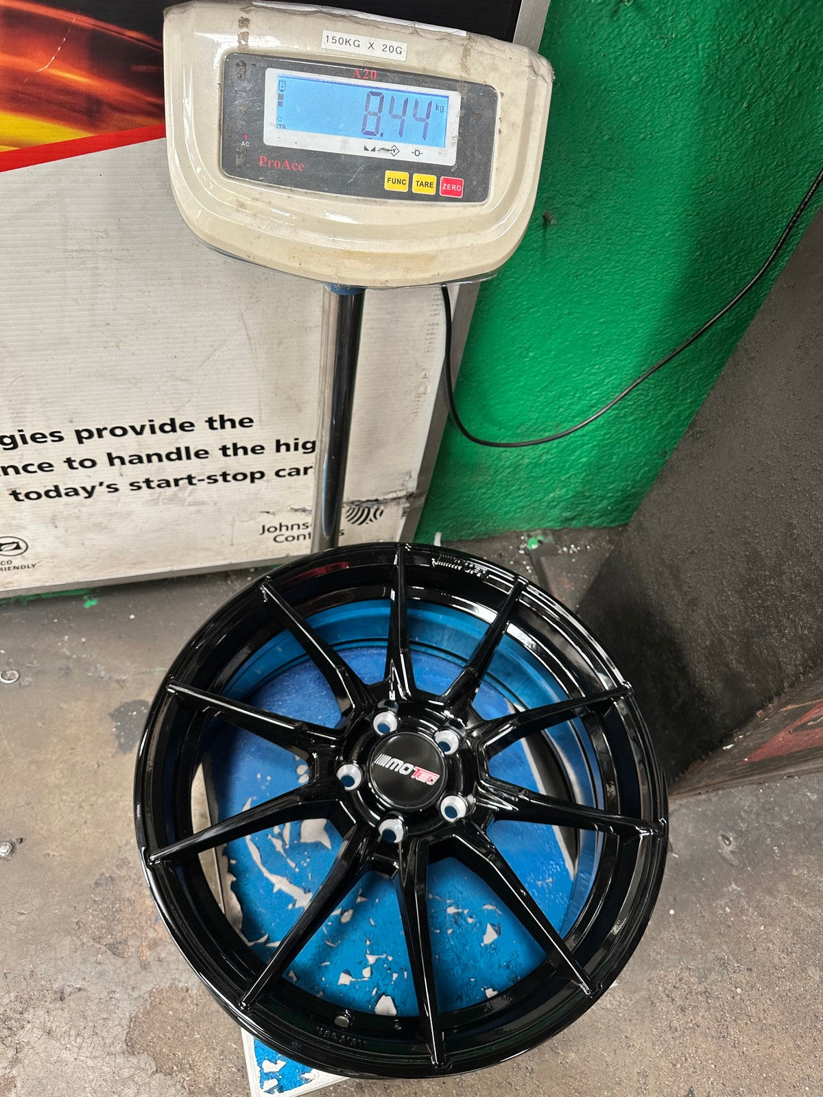 New 18X8 ET45 Motec MCR2 Rim (4 wheel) Gloss Black 5X112