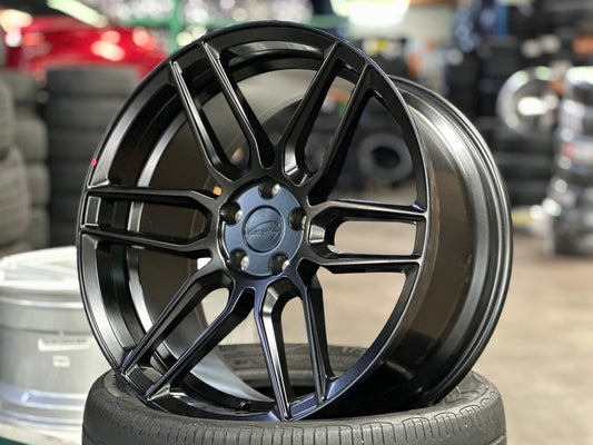 New 19X9.5 ET30 TSW Conventry Dale Rim (4 wheel) Matt Black 5X108