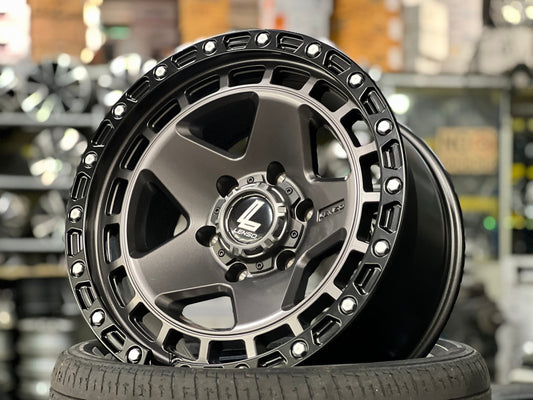 New 17X9 ET-12 Lenso MXM Rim (4 wheel) Matt Black 6X139.7