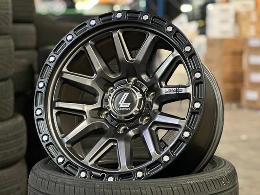 New 17X9 ET0 Lenso MX Marvel Rim (4 wheel) Matt Black 6X139.7