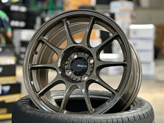 New 16X8 ET35 Konig Dekagram Rim (4 wheel) Gloss Bronze 4X100