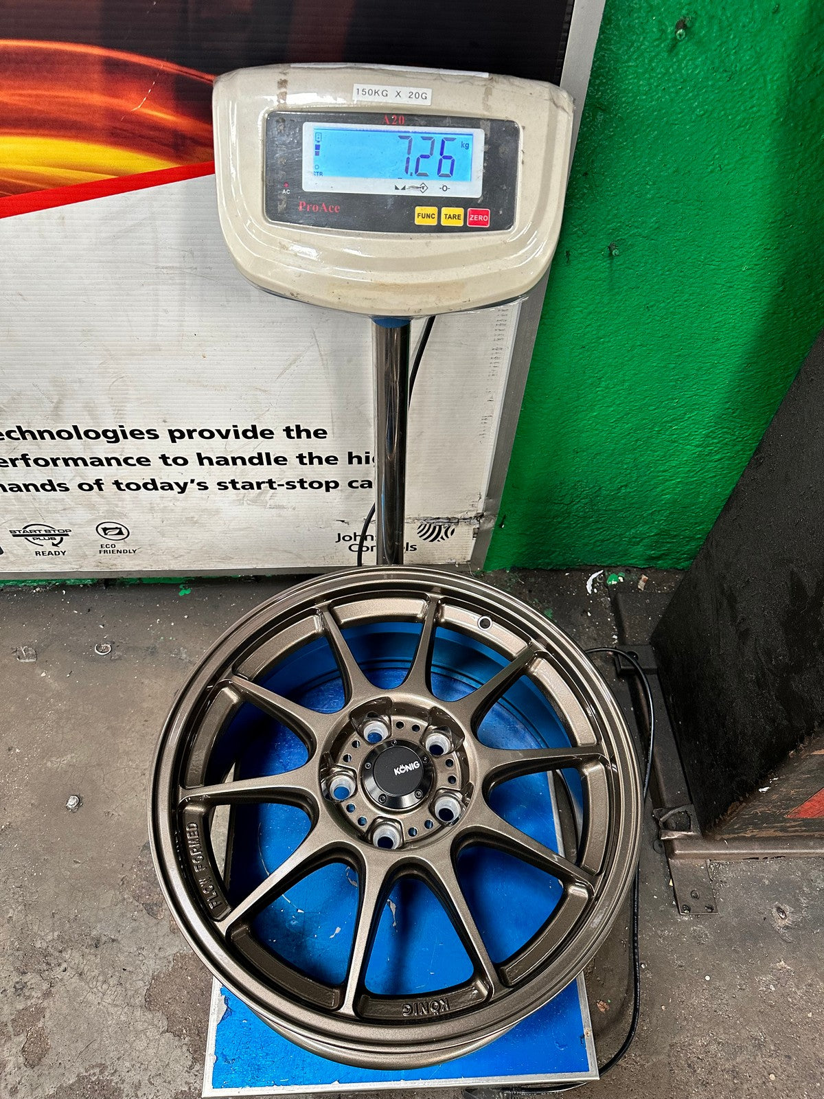 New 17X8 ET40 Konig Dekagram Rim (4 wheel) Gloss Bronze 5X114.3