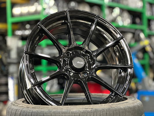 New 15X7 ET35 Advanti Storm S1 Rim (4 wheel) Gloss Black 4X100