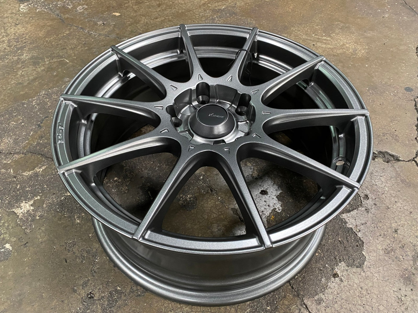 New 16X7 ET40 Advanti Storm S1 Rim (4 wheel) Matt Gunmetal 5X114.3