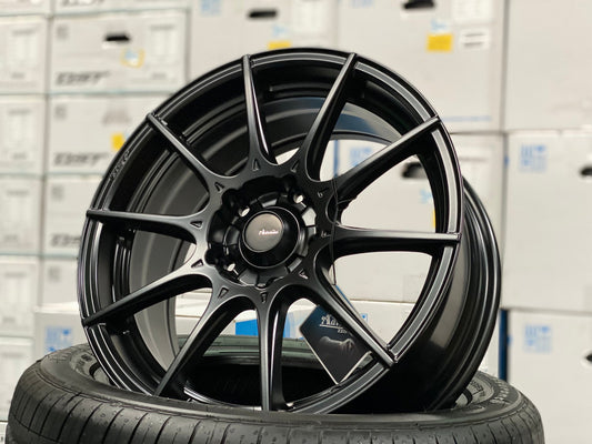New 16X7 ET40 Advanti Storm S1 Rim (4 wheel) Matt Black 5X114.3