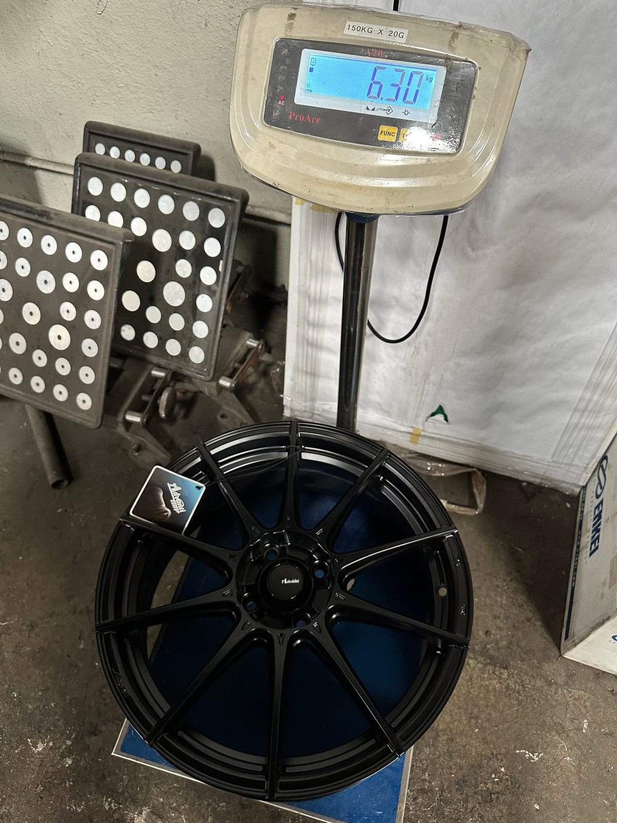 New 17X7 ET40 Advanti Storm S1 Rim (4 wheel) Matt Black 4X100