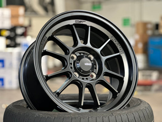 New 15X7.5 ET35 Konig Hypergram Rim (4 wheel) Matt Black 4X100