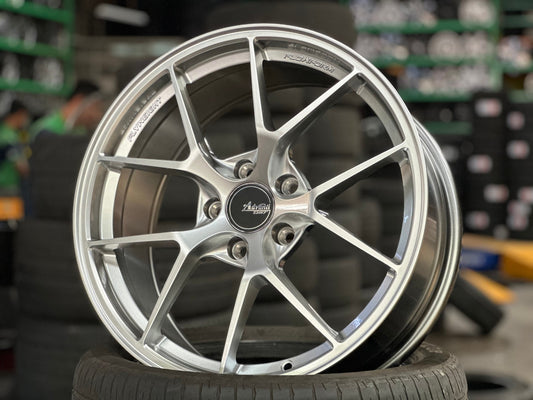 New 18X8.5 ET42 Advanti Astra Rim (4 wheel) Gloss Silver 5X114.3