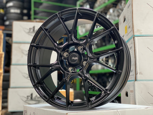 New 16X7 ET40 Advanti Presto Rim (4 wheel) Matt Black 4X100