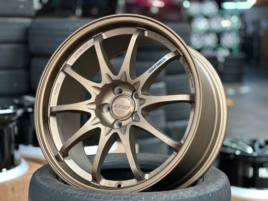 New 18X8.5 ET35 NK Performance CE28N Rim (4 wheel) Matt Bronze 5X100