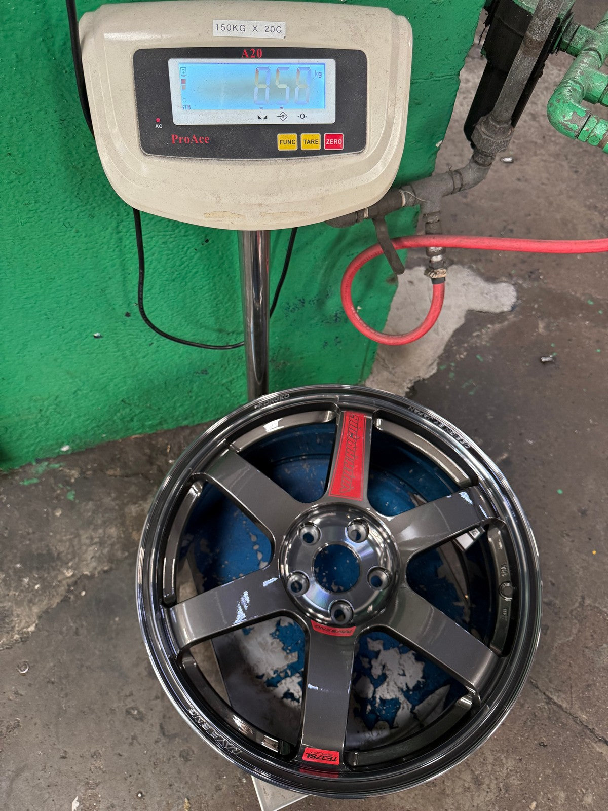 New 18X8.5 ET35 NK Performance TE37 SAGA SL Rim (4 wheel) Dark Gunmetal 5X112