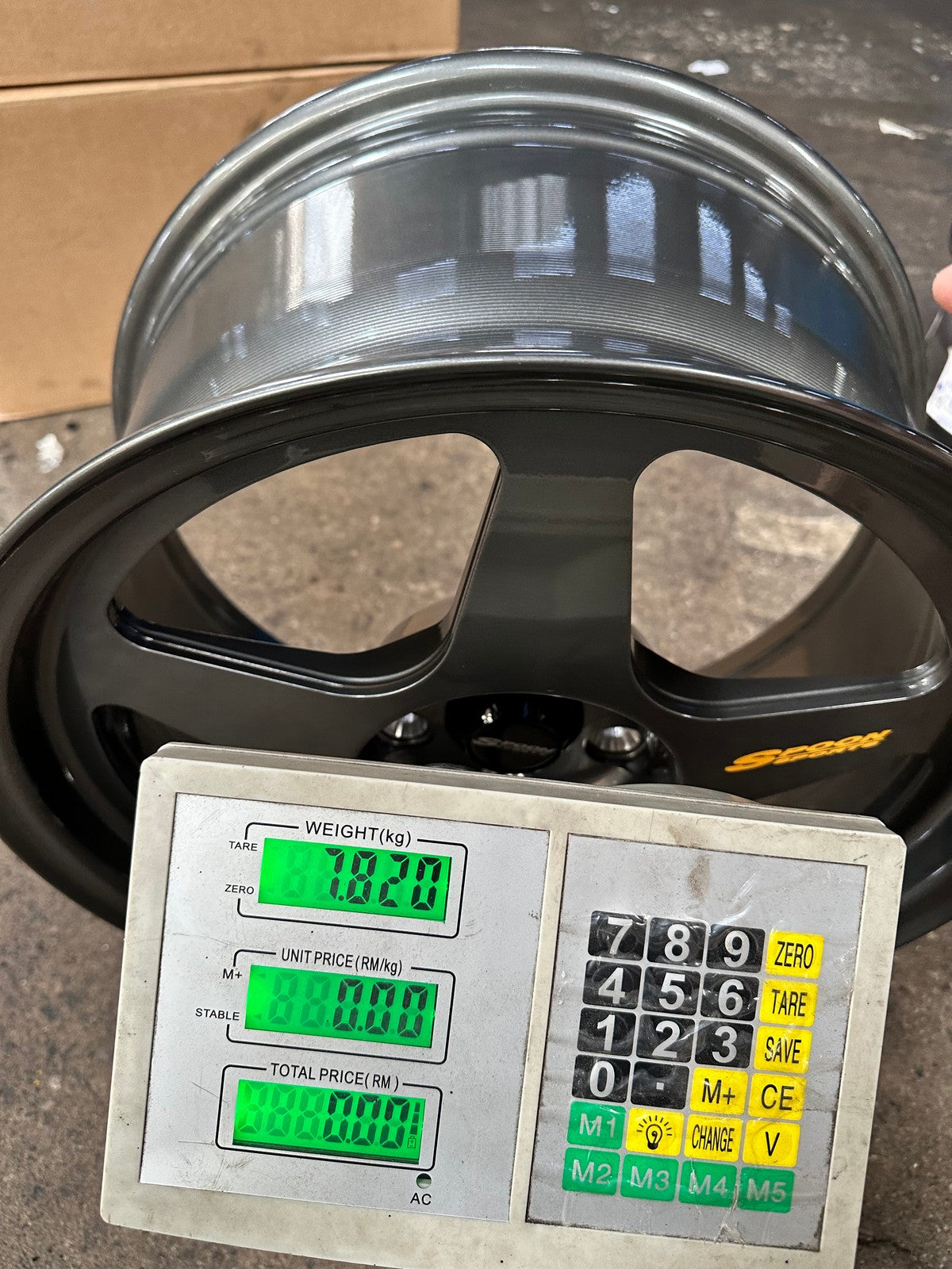 New 17X8.5 ET35 NK Performance Spoon Rim (4 wheel) Gloss Gunmetal 5X114.3