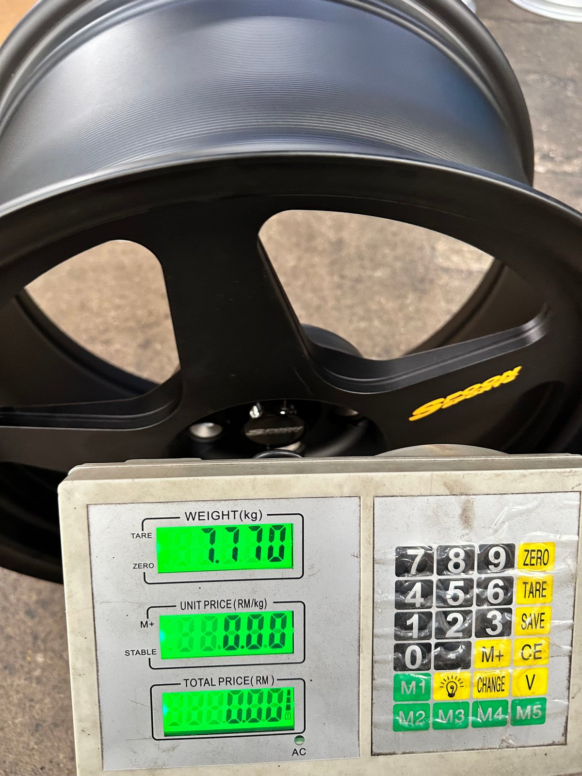 New 17X8.5 ET35 NK Performance Spoon Rim (4 wheel) Matt Black 5X114.3