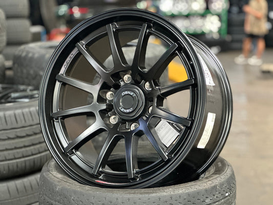 New 18X9 ET20 Lenso Project QRim (4 wheel) Matt Black 6X139.7