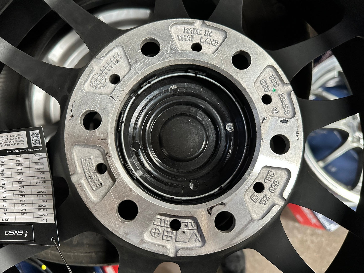 New 18X9.5 ET0 Lenso Project E Rim (4 wheel) Matt Black 6X139.7