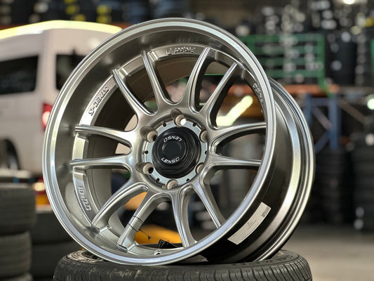 New 18X9.5 ET0 Lenso Project E Rim (4 wheel) Gloss Silver 6X139.7