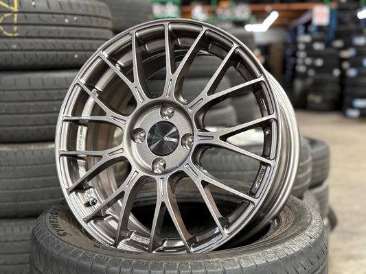 New 16X6.5 ET38 Enkei PFM1 Rim (4 wheel) Gloss Gunmetal 4X100