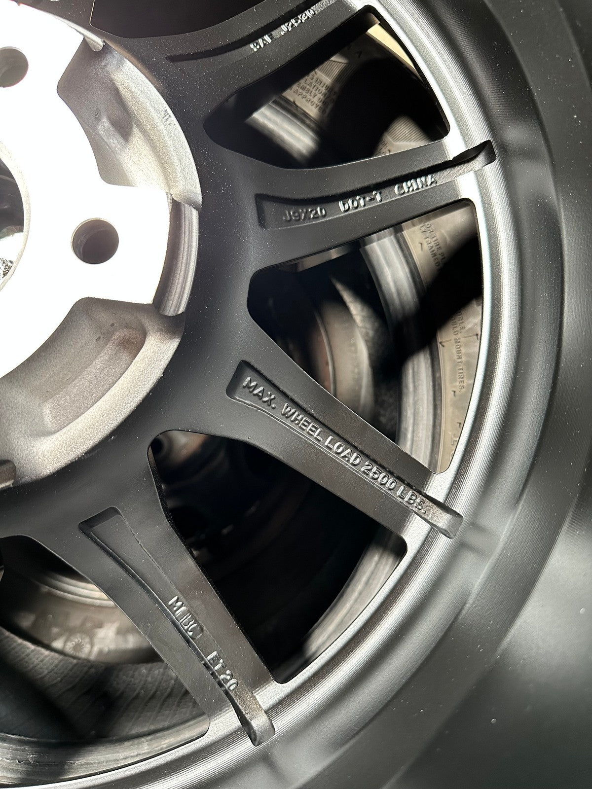 New 20X9 ET20 Fuel Rebel Rim (5 wheel) Matt Black 5X127