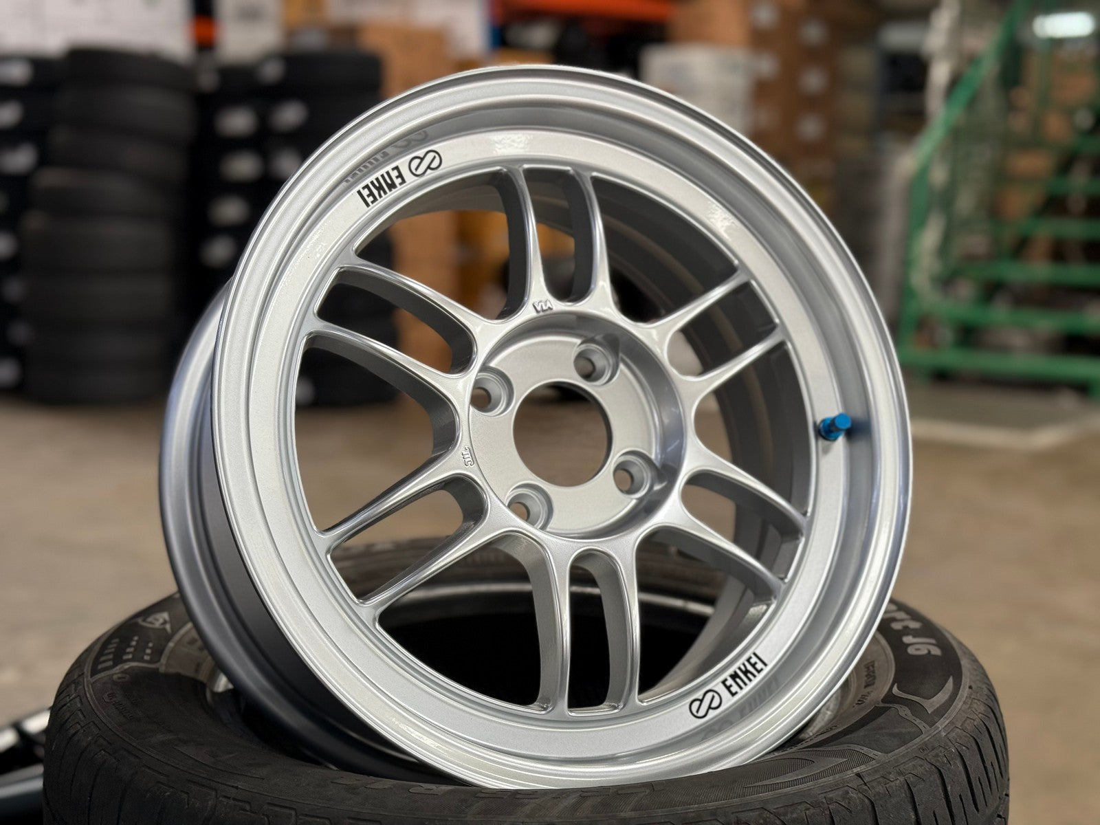 New 15X7 ET35 Enkei RPF1 Rim (4 wheel) Gloss Silver 4X100 – King