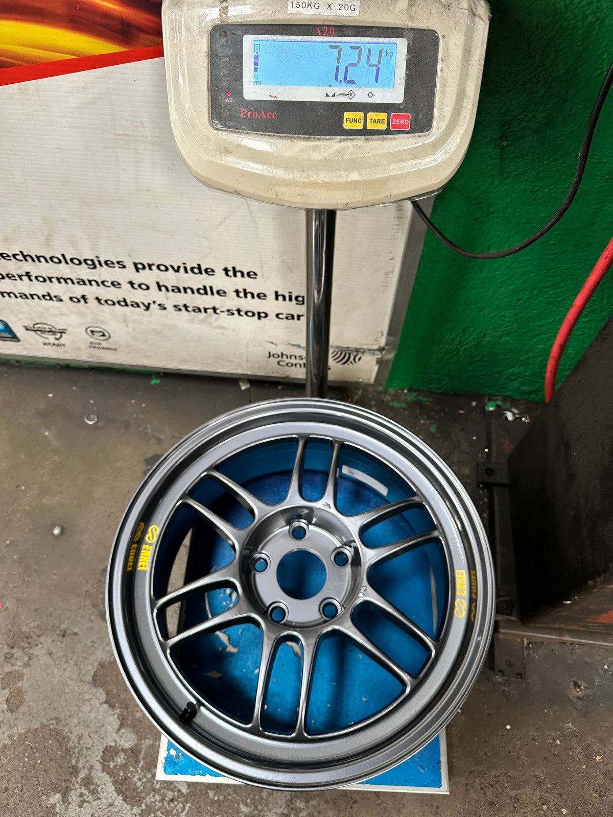 New 17X8 ET35 Enkei RPF1 Rim (4 wheel) Gloss Gunmetal 5X114.3