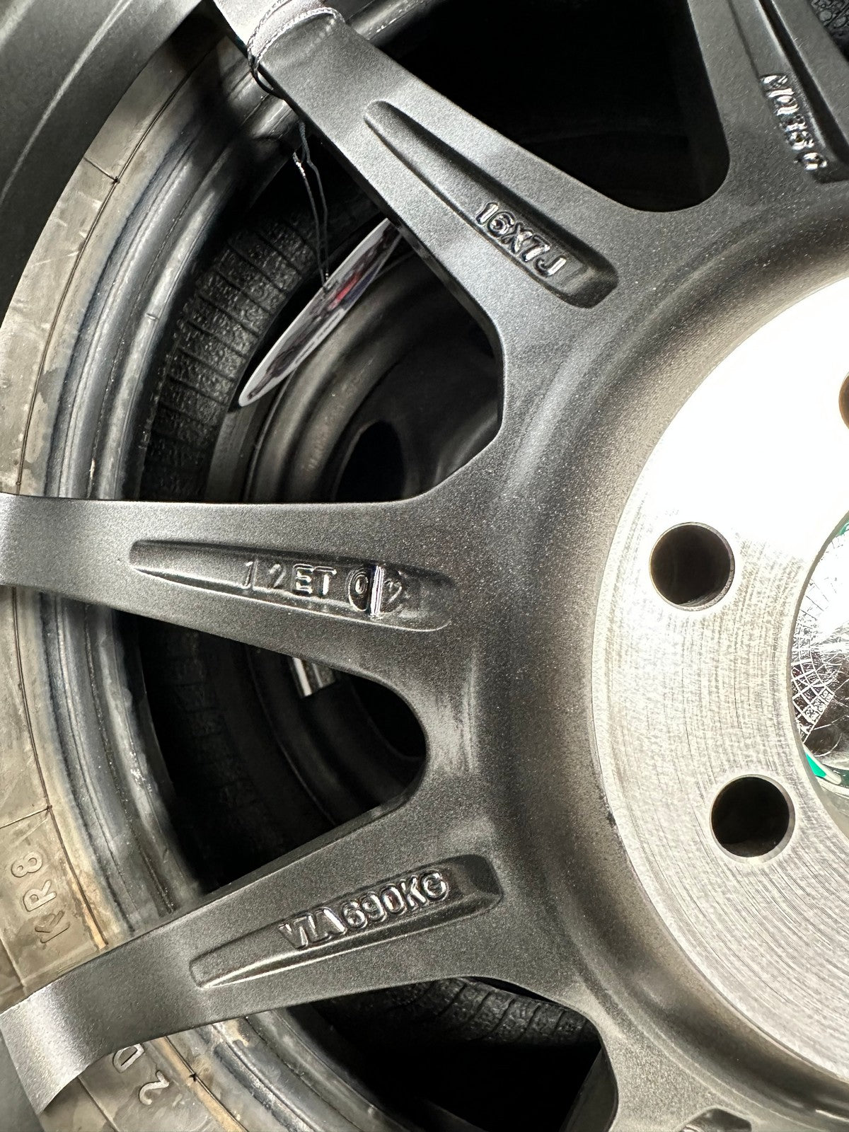 New 16X7 ET40 Enkei SC46 Rim (4 wheel) Gloss Silver 4X114.3