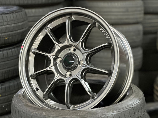 New 15X7 ET35 Enkei SC58 Rim (4 wheel) Gloss Gunmetal 4X100