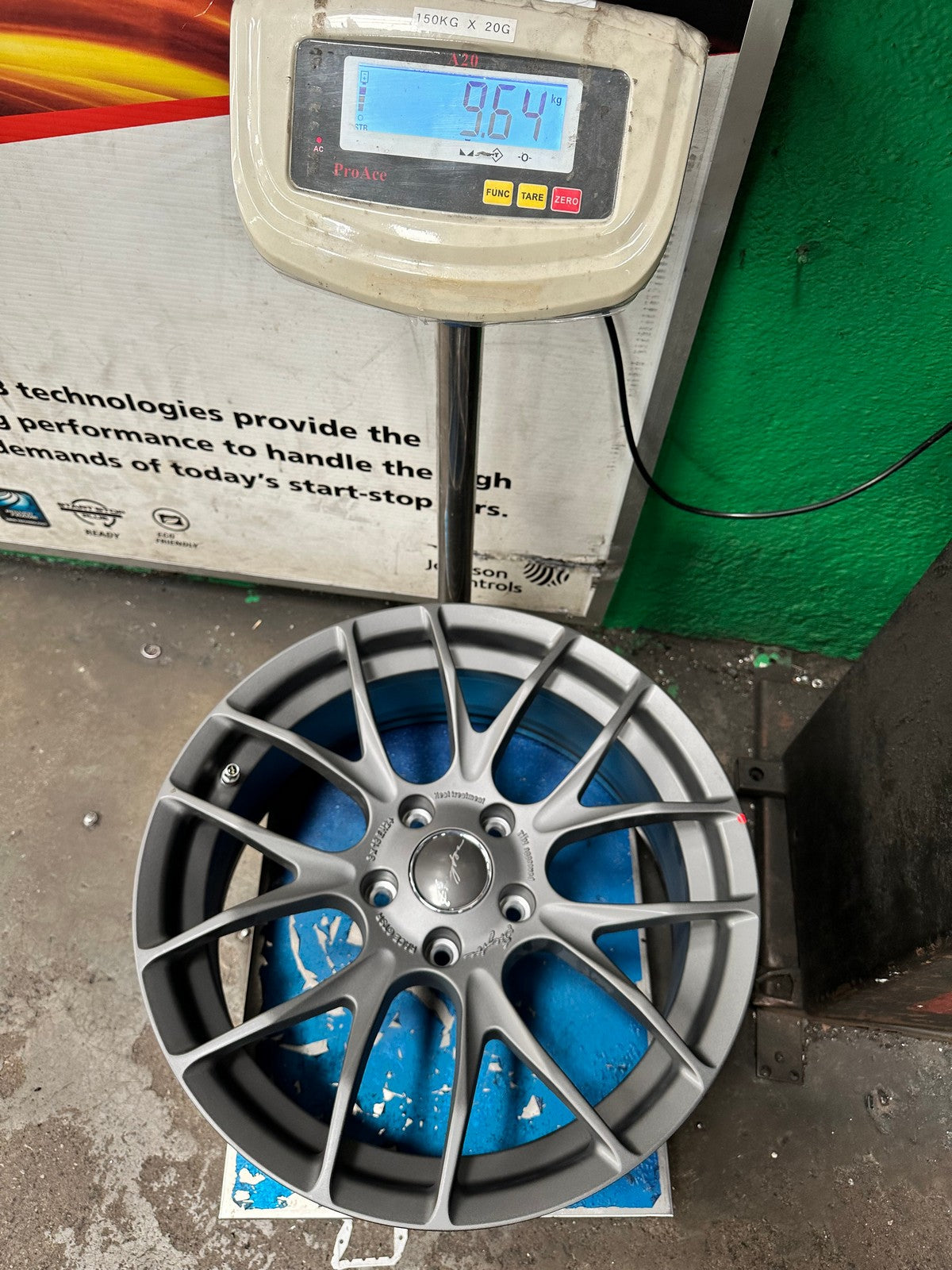 New 18X8 ET34 Breyton GTSR Rim (4 wheel) Matt Gunmetal 5X120